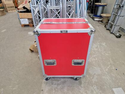 Transportcase, röd