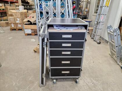 Transportcase med 5st lådor