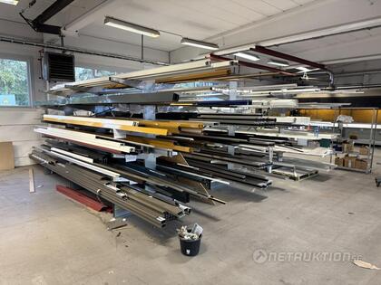 Aluminiumprofiler, stort parti 