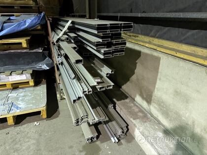 Aluminiumprofiler, stort parti MER INFO 