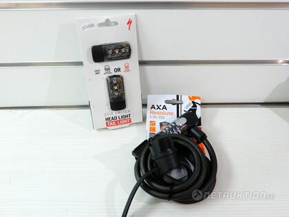 Cykelbelysning och lås, 2 delar Cykelbelysning och lås, 2 delar