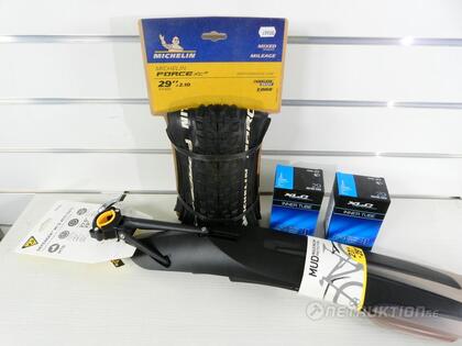 MTB däck 29x2,10, skärmset mm, 4 delar MTB däck 29x2,10, skärmset mm, 4 delar