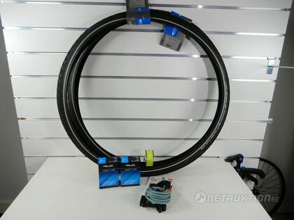 Schwalbe cykeldäck 28", lås mm, 5 delar