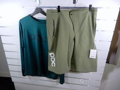 POC cykelbyxor, & t-shirt, storlek Large POC cykelbyxor, & t-shirt, storlek Large