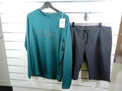 POC cykelbyxor, & t-shirt, storlek Large