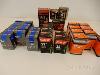 Ca 33st cykelslangar, olika märken