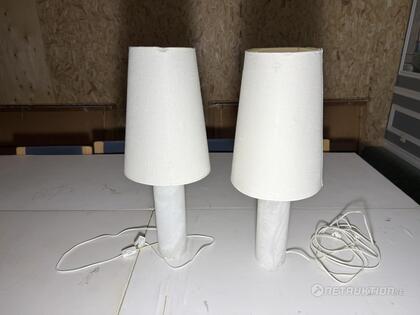 Bordslampor, marmor  (1)