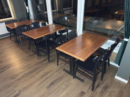 Bord 4-sits + stolar 3/12   (2)