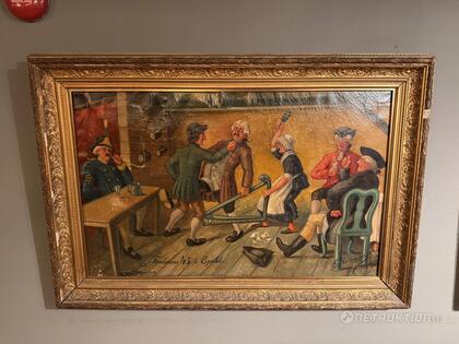 Oljemålning Gösta Hallencreutz