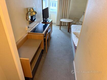 Hotellrumsinredning, singelrum