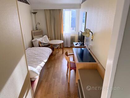 Hotellrumsinredning, singelrum Hotellrumsinredning, singelrum