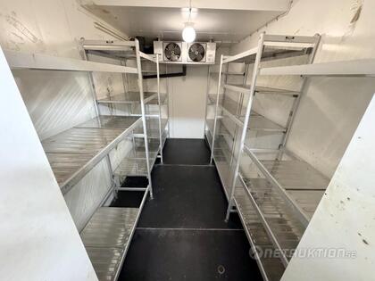 Inredning till kylrum, Stapla