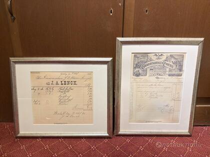 Tavlor, äldre kvitton