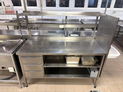 Bänk, gavel, handfat, 193cm