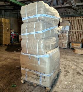 Större parti med handdukar Större parti med handdukar