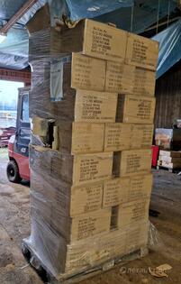 Parti med glas vaser Parti med glas vaser