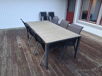 Utemöbler, bord och stolar