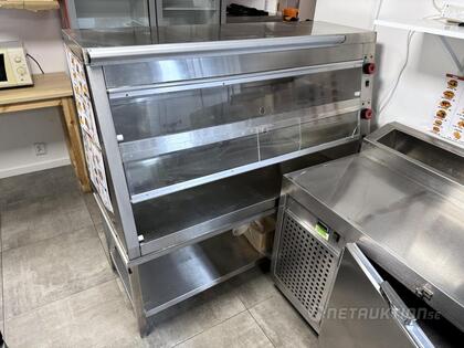 Värmeskåp och bänk