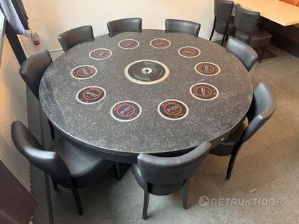 Elektriskt hotpot bord 10 platser inkl stolar