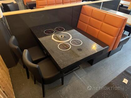 Elektriskt hotpot bord 4 platser inkl stolar