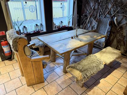 Bord, stolar & bänkar, träsrustikt (4) Bord, stolar & bänkar, träsrustikt (4)