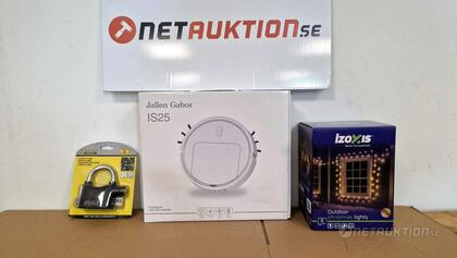 Robotdammsugare, massagepistol och ljusslinga