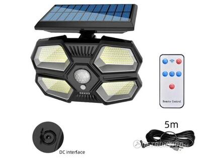 2st LED-solcellsvägglampa med rörelsesensor 2st LED-solcellsvägglampa med rörelsesensor