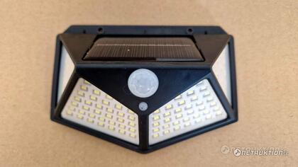 8st Solcell LED-vägglampa med rörelsevakt