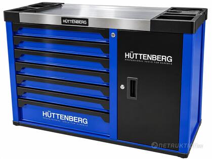 Verktygsvagn med verktyg 7-lådor - Huttenberg