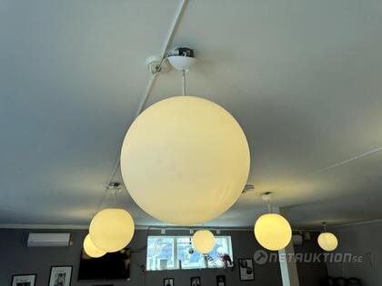 Klotlampor 7st, 45cm Ø