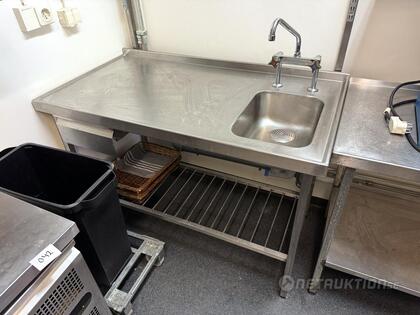 Diskbänk med låda, 89x130x70cm