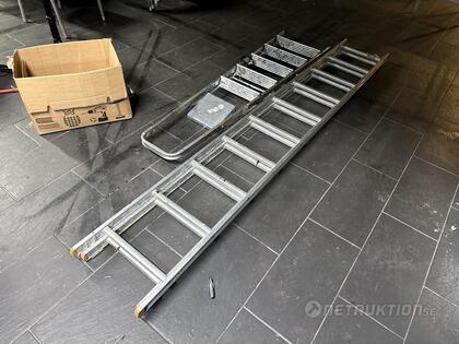 Trappstege och stege