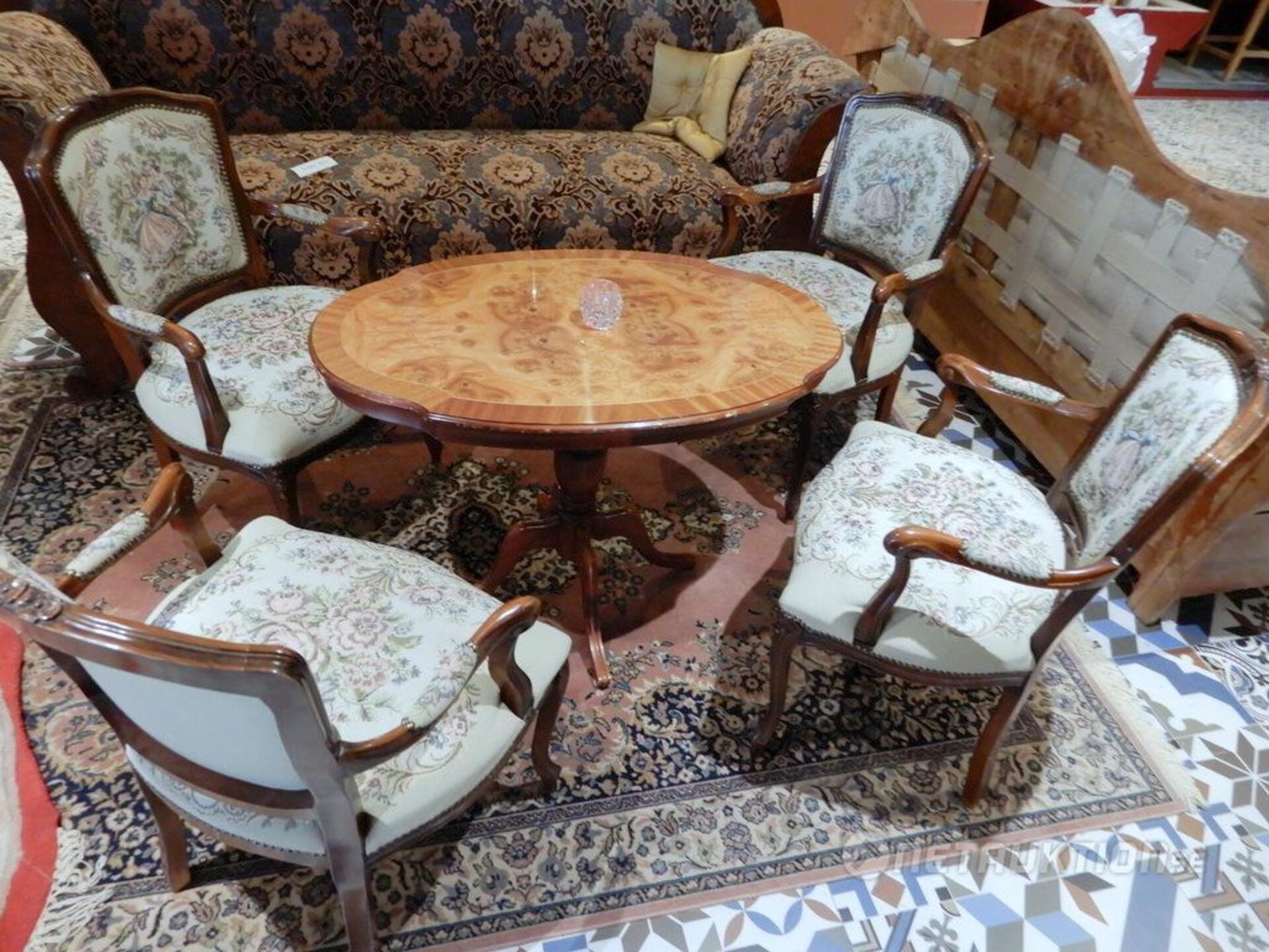 Sittgrupp rokokostil, 5 delar