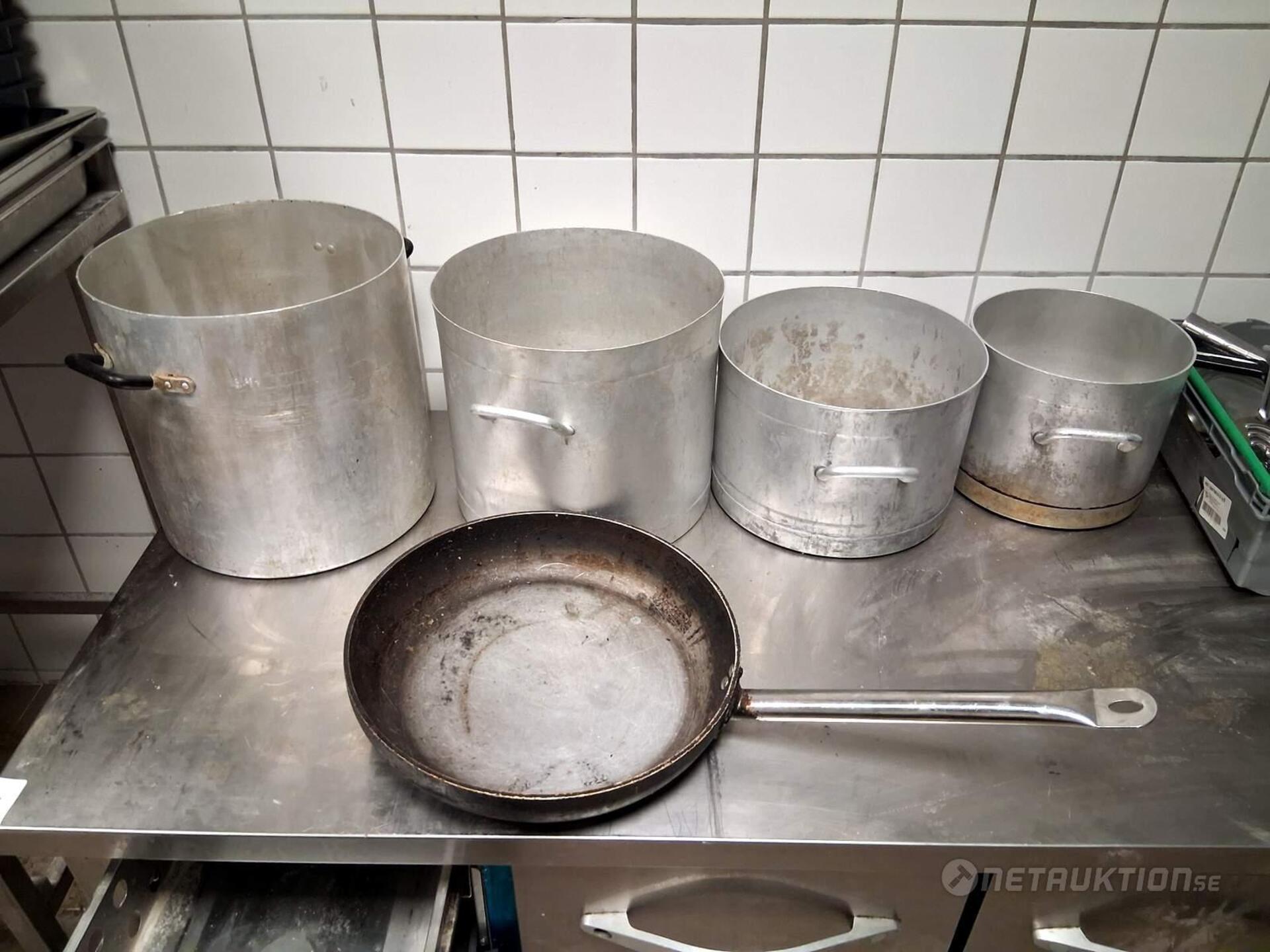 Stora kastruller mm