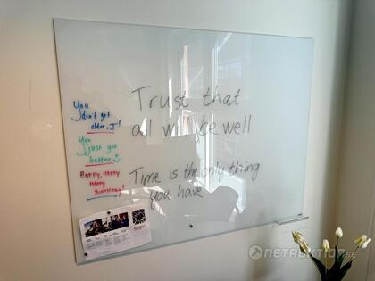 Whiteboardtavla glas, 100x125cm