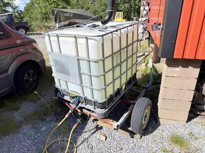 Kärra med IBC Kärra med IBC