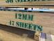 Stort parti med plywood, 12-15-18mm