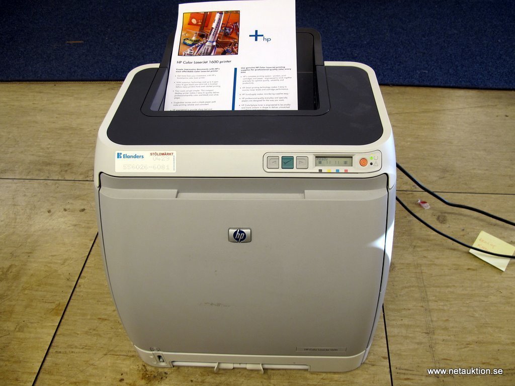 Netauktion - HP Color laserjet 1600