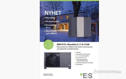 Luft/Vatten Värmepump 11 kW - Energy Save