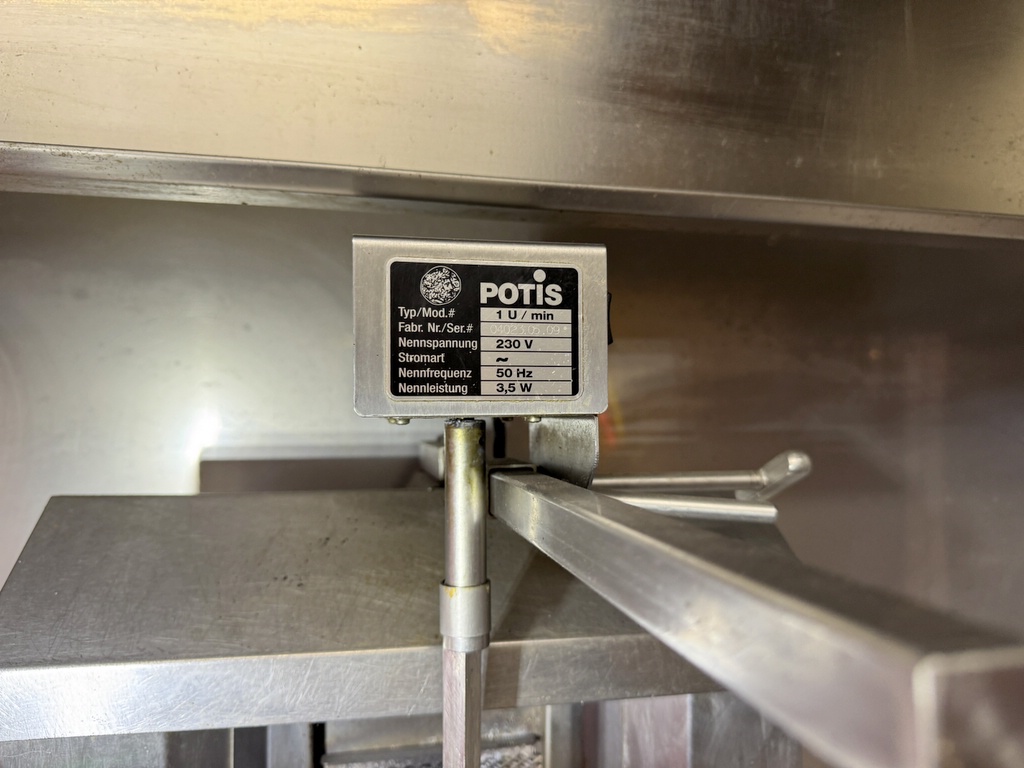 Gasdriven kebabgrill, Potis Gasdriven kebabgrill, Potis