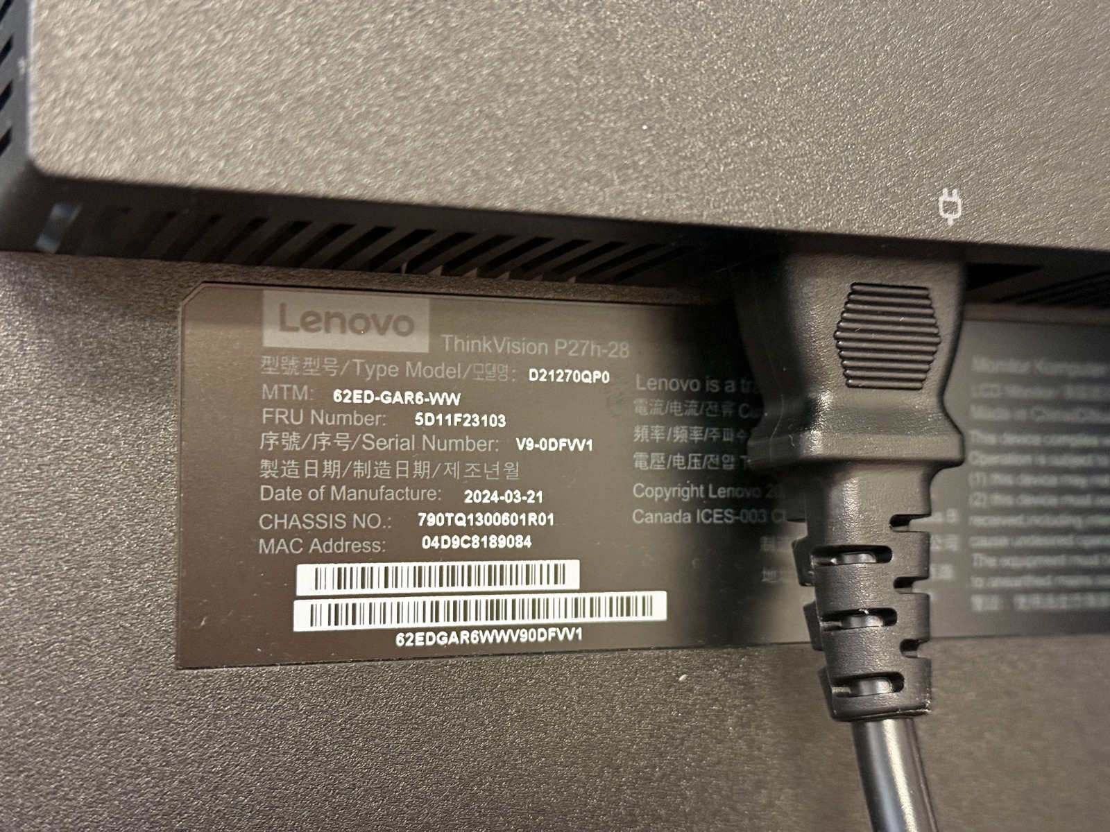 Dator Lenovo + skärm Dator Lenovo + skärm
