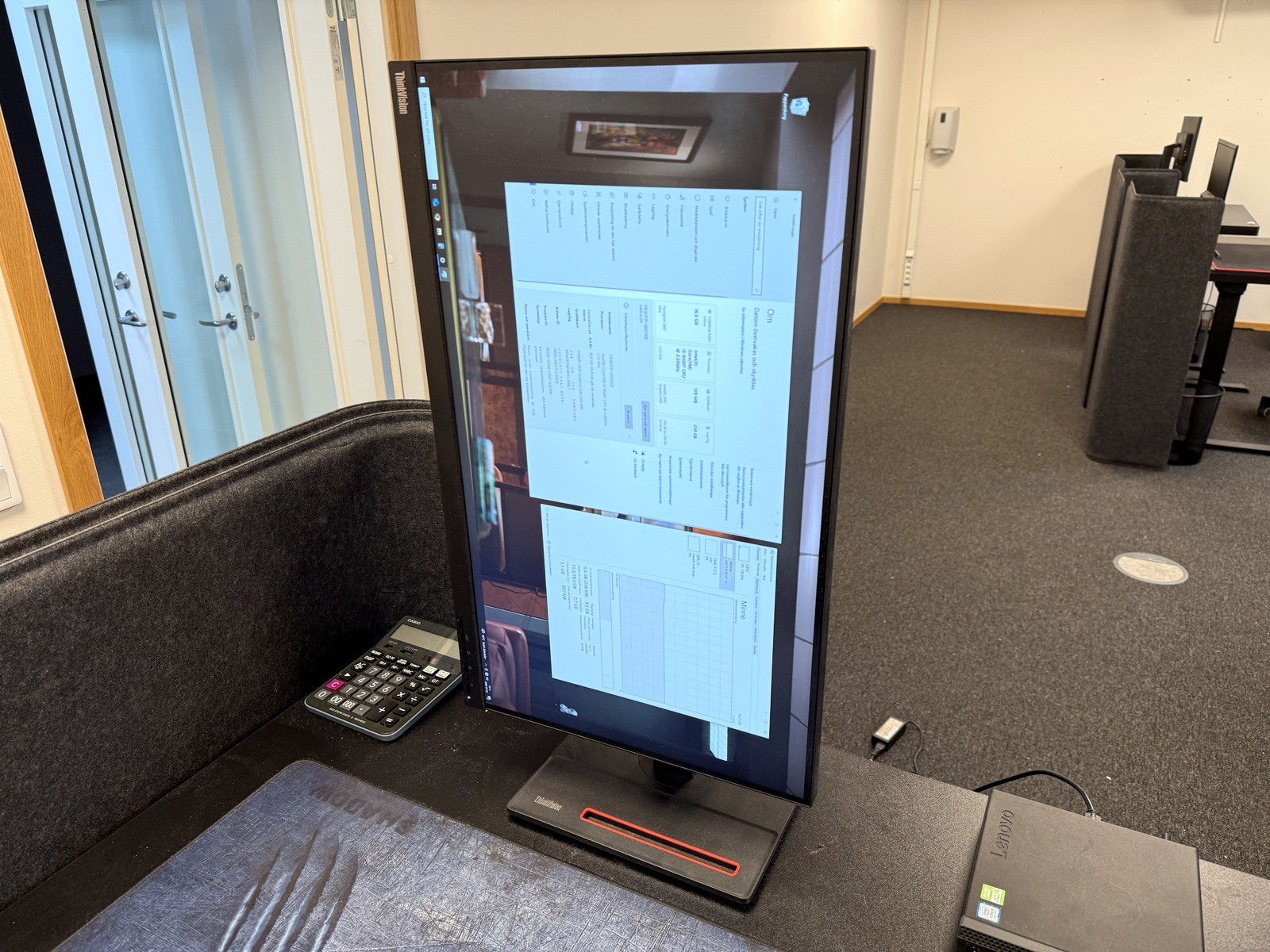 Dator Lenovo + skärm Dator Lenovo + skärm