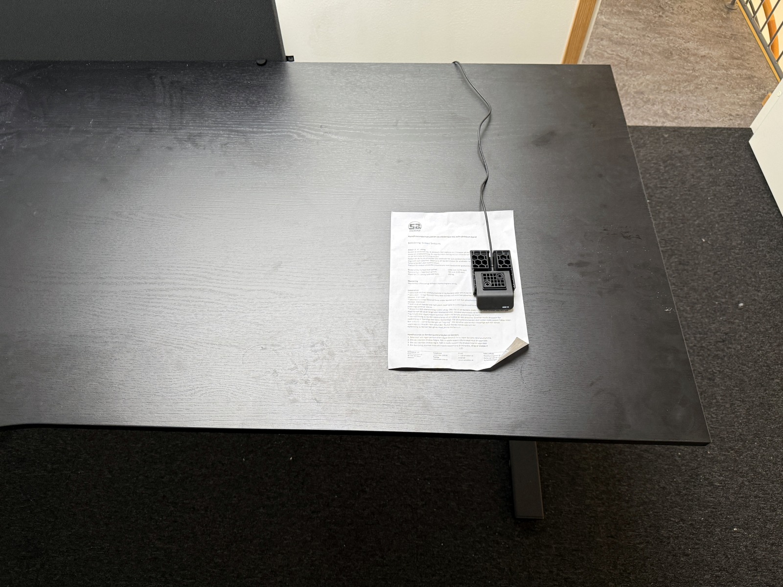 Elskrivbord i vinkel Elskrivbord i vinkel