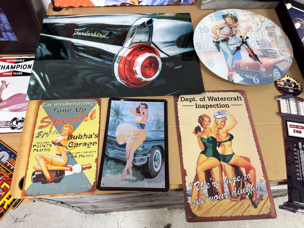 Dekorativa skyltar för garaget Dekorativa skyltar för garaget