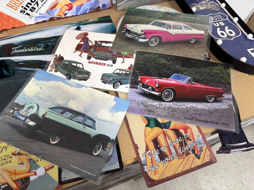 Dekorativa skyltar för garaget Dekorativa skyltar för garaget