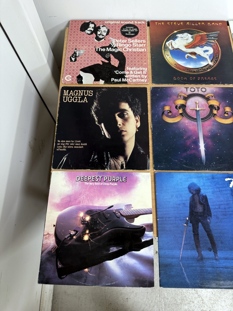 Skivsamling, LP & CD, bl.a. Eddie Meduza Skivsamling, LP & CD, bl.a. Eddie Meduza