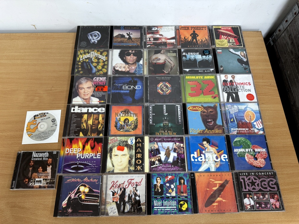 Skivsamling, LP & CD, bl.a. Eddie Meduza Skivsamling, LP & CD, bl.a. Eddie Meduza