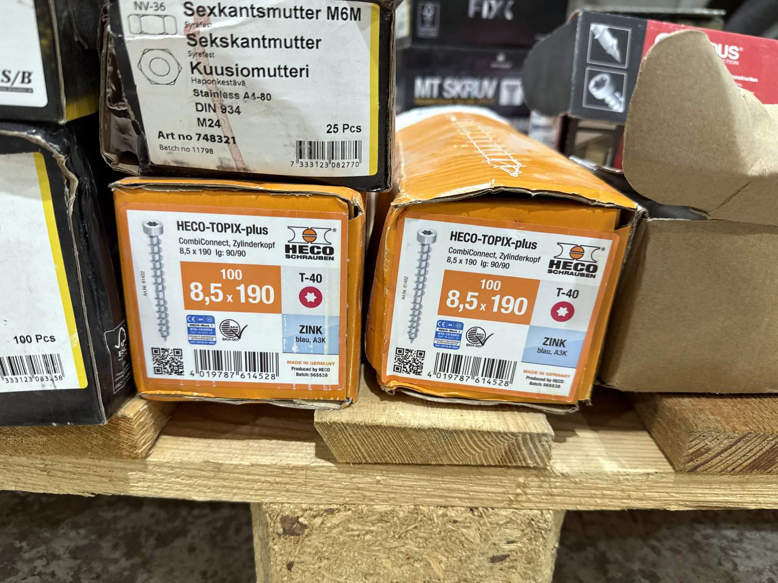 Blandad skruv Blandad skruv