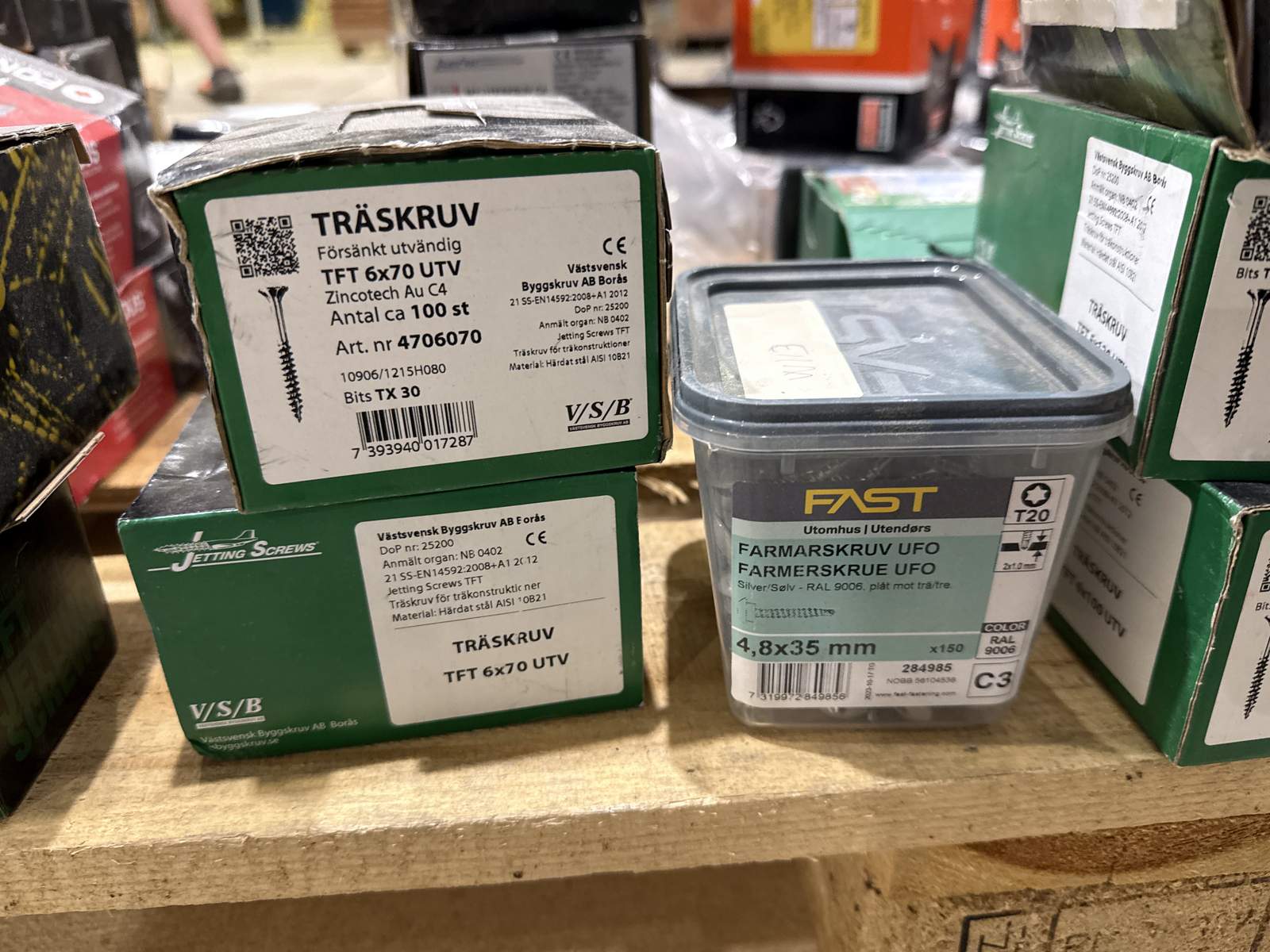 Blandad skruv Blandad skruv