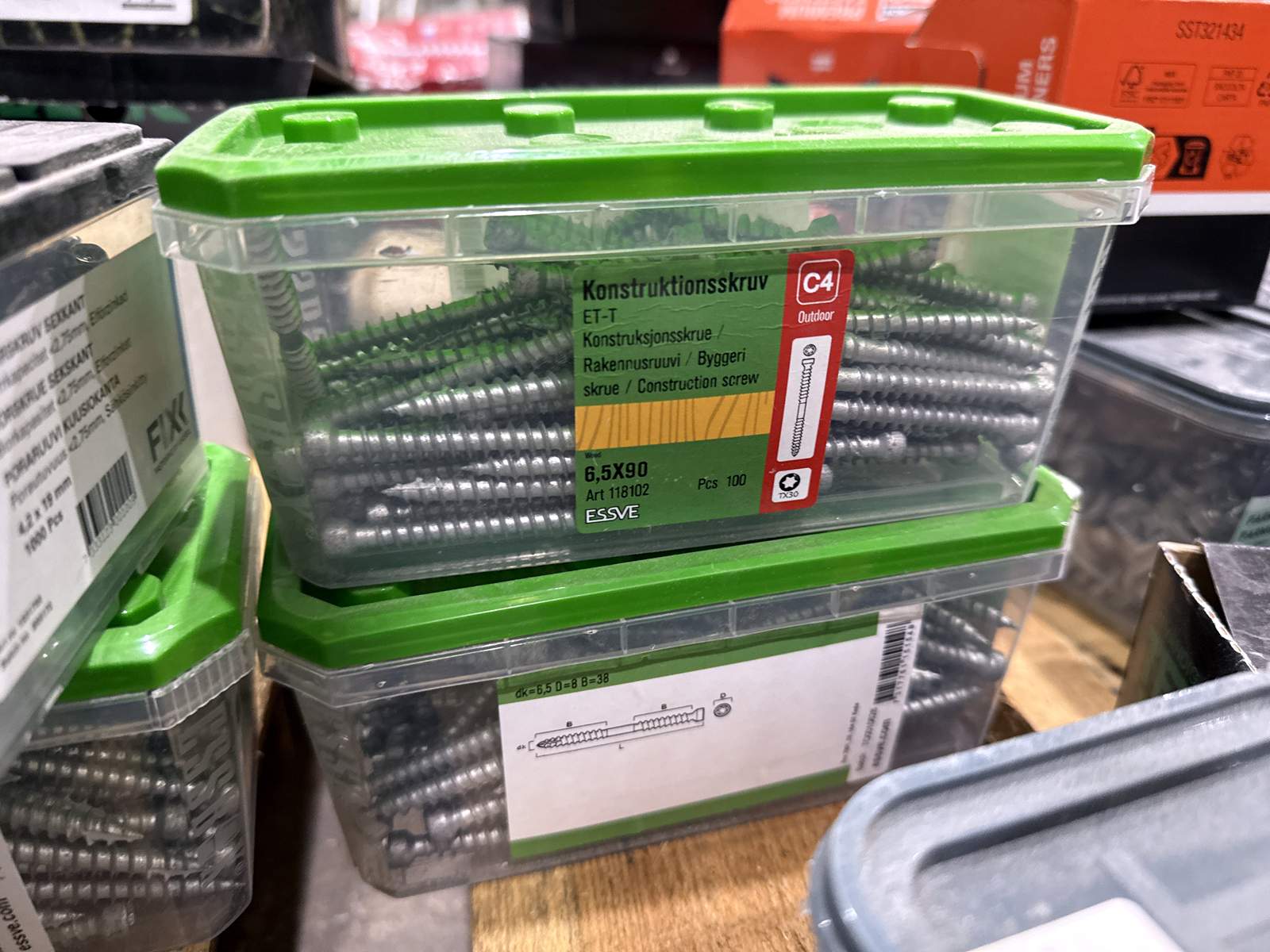Blandad skruv Blandad skruv